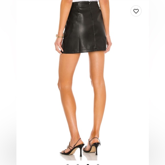 LBLC The Label Abby Faux Leather Mini Skirt - Picture 3 of 6